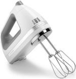 KitchenAid 9-Speed White Hand Mixer