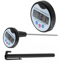 Digital Meat Cooking Thermometer, Candy Thermometer, Large Display for Easy Read, Easily Switch Between C/f, Battery and Probe Cover Included, By PBKay