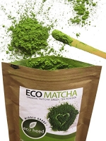 Japanese Matcha Green Tea Powder - 100% Certified Organic - Natural Energy & Focus Booster Packed With Antioxidants. Perfect Matcha Tea For Mixing In Lattes, Smoothies & Cooking Recipes (1.05oz) By eco heed