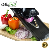 GalleyFresh Kitchenware Professional V-Slicer, Mandoline Slicer, Food Chopper, Fruit & Vegetable Cutter, 7 Piece Set