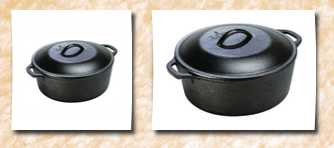 Lodge pre-seasoned dutch oven with dual handles, 5-quart